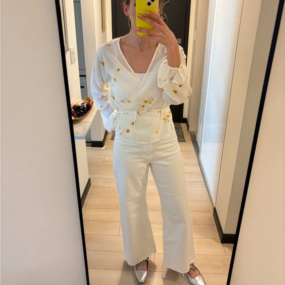 Wilfred Floral Wrap Blouse